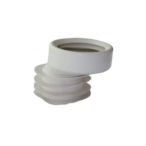Adaptador Wc Excentrico 30 Mm. Flexible Salida 110 Mm - evacuación wc para uso industrial